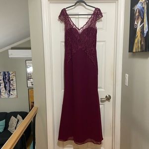 Hayley Page Occasions Burgundy Bridesmaid Dress